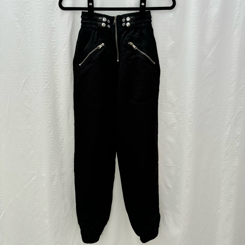 Diesel Black P-Aucuba Trousers Size Xxs